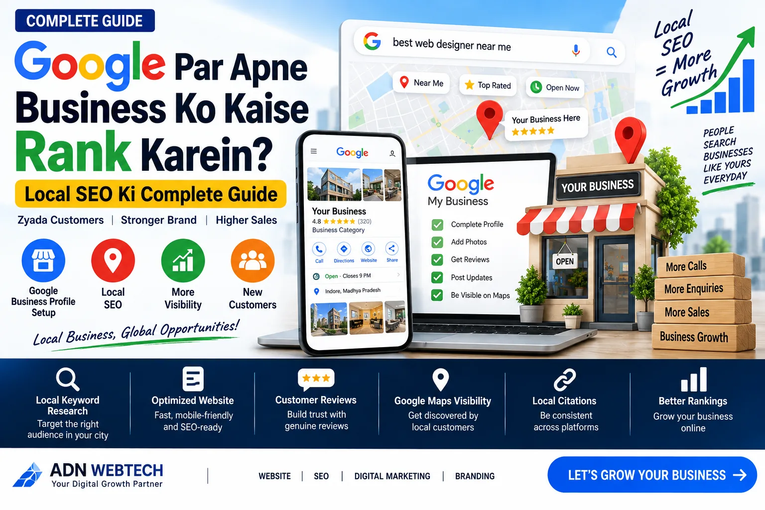 Google Par Apne Business Ko Kaise Rank Karein? Local SEO Ki Complete Guide
