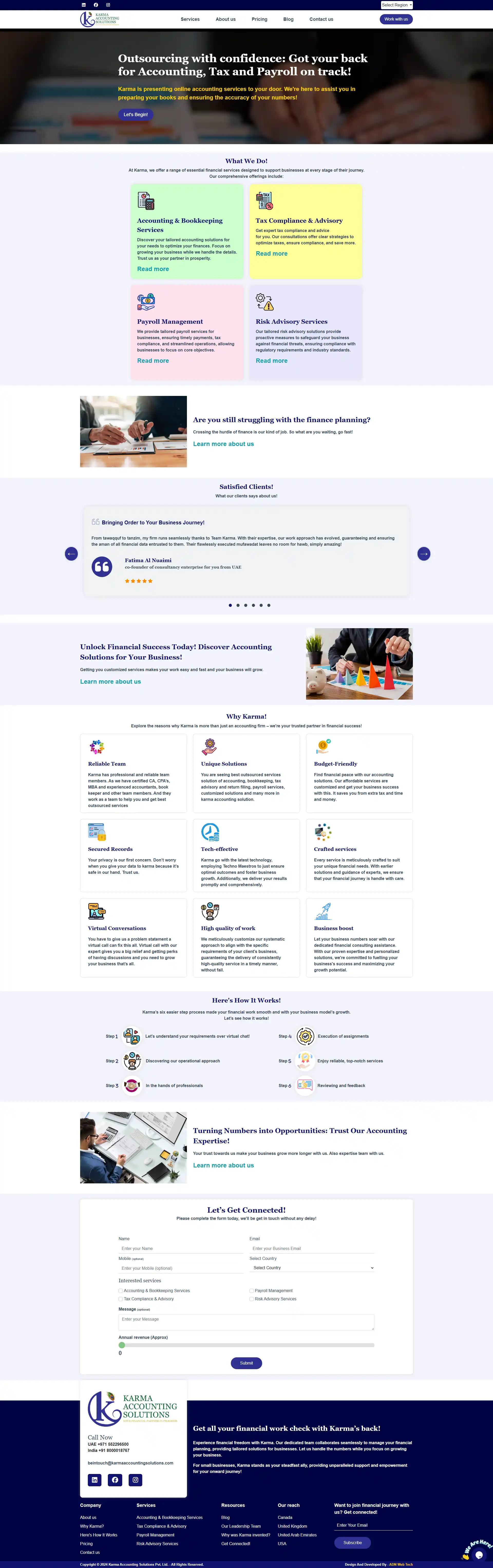 Accounting & Tax Services Website